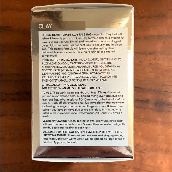Clay Face Mask, Sealed in Box - Picture 2 of 5
